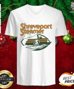 Official Shreveport Steamer Football V-neck - Design By Teeshirtbear.com
