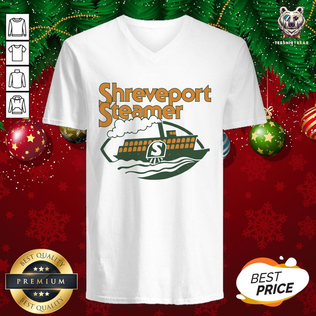 Official Shreveport Steamer Football V-neck - Design By Teeshirtbear.com Official Shreveport Steamer Football V-neck - Design By Teeshirtbear.com