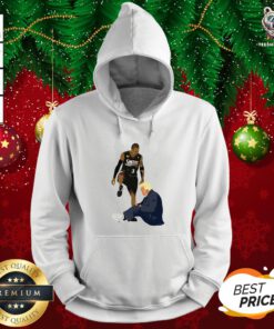 Original Allen Iverson Steps Over Donald Trump Funny Hoodie - Design By Teeshirtbear.com