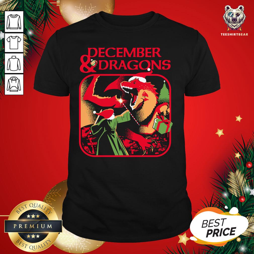 Original December And Dragons Shirt - Design By Teeshirtbear.com