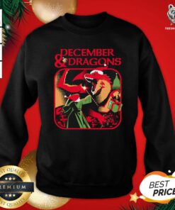 Original December And Dragons Sweatshirt - Design By Teeshirtbear.com