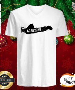Original Go Beyond Plus Ultra V-neck - Design By Teeshirtbear.com