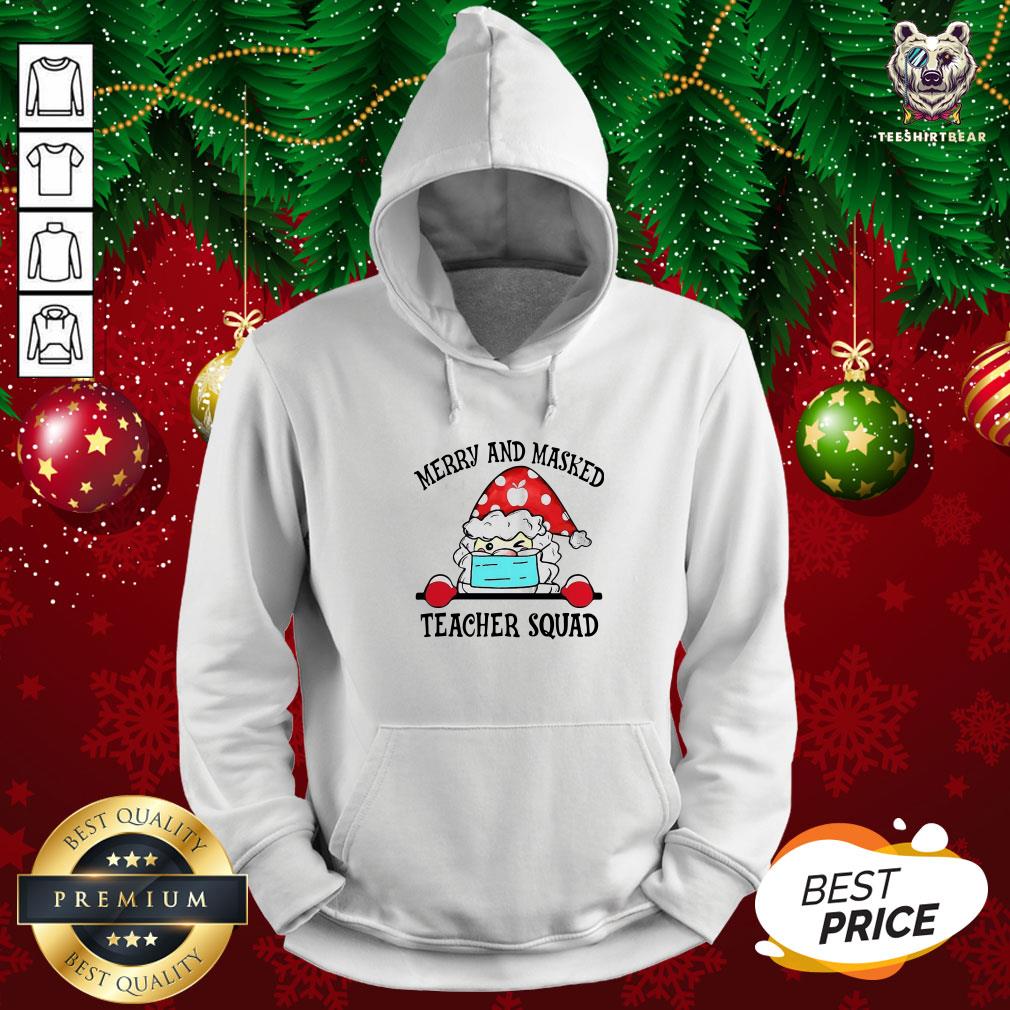 Original Merry And Masked Teacher Squad Hoodie - Design By Teeshirtbear.com Original Merry And Masked Teacher Squad Hoodie - Design By Teeshirtbear.com