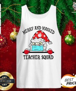 Original Merry And Masked Teacher Squad Tank Top - Design By Teeshirtbear.com