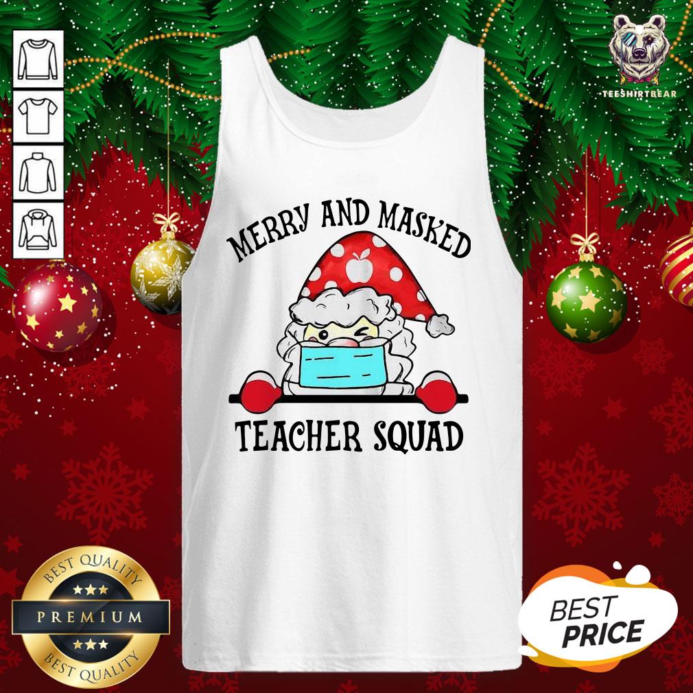 Original Merry And Masked Teacher Squad Tank Top - Design By Teeshirtbear.com Original Merry And Masked Teacher Squad Tank Top - Design By Teeshirtbear.com