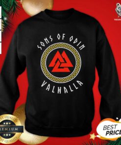 Sons Of Odin Valhalla Viking Valknut Sweatshirt - Design By Teeshirtbear.com