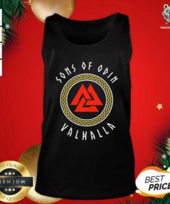 Sons Of Odin Valhalla Viking Valknut Tank Top - Design By Teeshirtbear.com