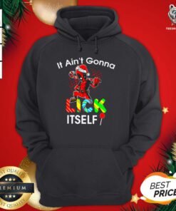Perfect Deadpool It Ain’t Gonna Lick Itself Christmas Hoodie - Design By Teeshirtbear.com
