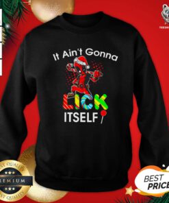Perfect Deadpool It Ain’t Gonna Lick Itself Christmas Sweatshirt - Design By Teeshirtbear.com