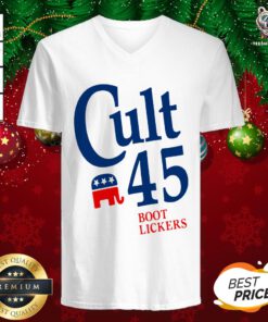 Perfect Donald Trump Slogan Quote Cult 45 Joke Parody V-neck - Design By Teeshirtbear.com