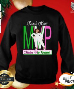 Kamala Harris Mvp Madam Vice President Sweatshirt - Design By Teeshirtbear.com