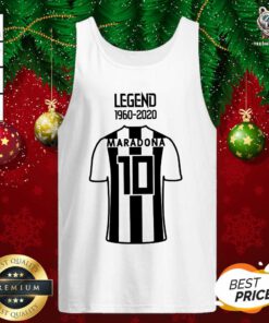 Legend 1960 2020 Diego Maradona 10 Tank Top - Design By Teeshirtbear.com