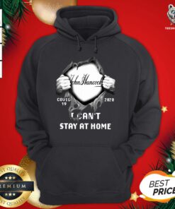 Premium Blood Inside Me John Hancock Financial Covid 19 2020 I Can't Stay At Home Hoodie - Design By Teeshirtbear.com