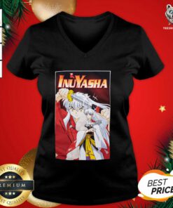 Premium Inuyasha Brothers Box Girls V-neck - Design By Teeshirtbear.com