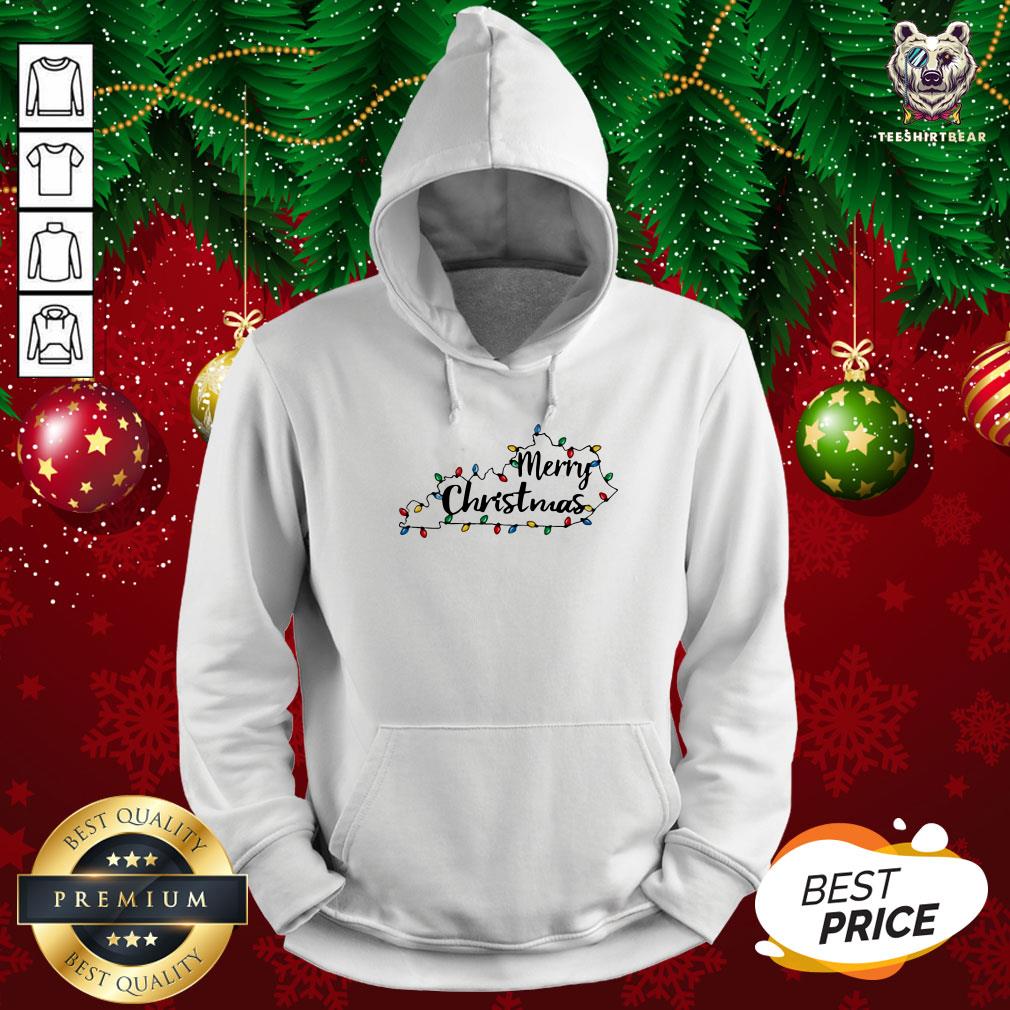 Premium Kentucky Merry Christmas Light Hoodie - Design By Teeshirtbear.com Premium Kentucky Merry Christmas Light Hoodie - Design By Teeshirtbear.com