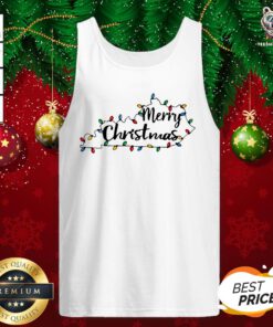Premium Kentucky Merry Christmas Light Tank Top - Design By Teeshirtbear.com