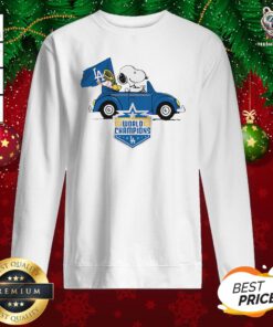 Premium Los Angeles Dodgers And Woodstock Drive World Champions 2020 Sweatshirt - Design By Teeshirtbear.com