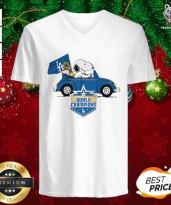 Premium Los Angeles Dodgers And Woodstock Drive World Champions 2020 V-neck - Design By Teeshirtbear.com