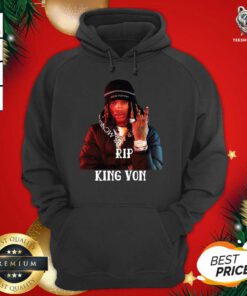Rip King Von Hoodie - Design By Teeshirtbear.com