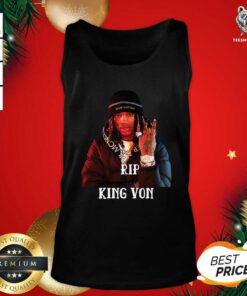 Rip King Von Tank Top - Design By Teeshirtbear.com