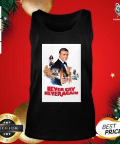 Pretty Add To Wishlist Sean Connery James Bond 007 Never Say Never Again Tank Top - Design By Teeshirtbear.com