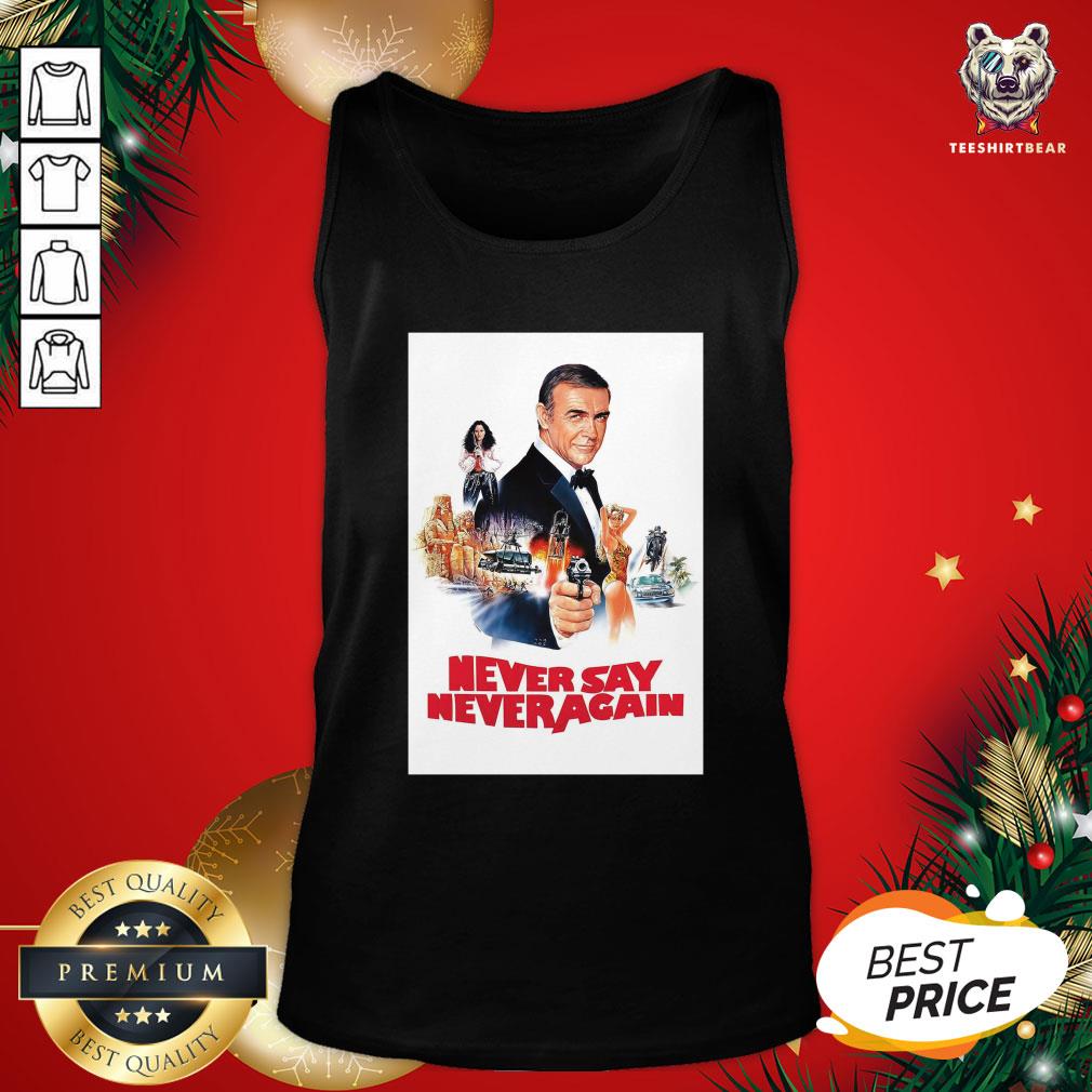 Pretty Add To Wishlist Sean Connery James Bond 007 Never Say Never Again Tank Top - Design By Teeshirtbear.com Pretty Add To Wishlist Sean Connery James Bond 007 Never Say Never Again Tank Top - Design By Teeshirtbear.com