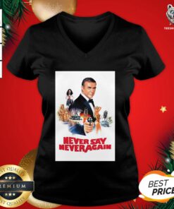 Pretty Add To Wishlist Sean Connery James Bond 007 Never Say Never Again V-neck - Design By Teeshirtbear.com