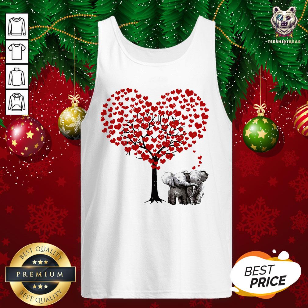 Pretty Elephant Heart Tree Tank Top - Design By Teeshirtbear.com Pretty Elephant Heart Tree Tank Top - Design By Teeshirtbear.com