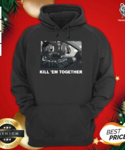 Horror Michael And Jason Voorhees Kill ’em Together Hoodie - Design By Teeshirtbear.com