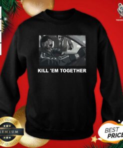 Horror Michael And Jason Voorhees Kill ’em Together Sweatshirt - Design By Teeshirtbear.com