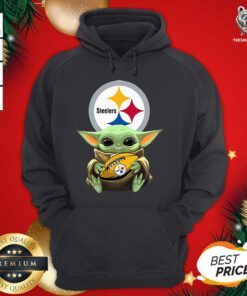Top Baby Yoda Star Wars Steelers Hoodie- Design by T-shirtBear.com