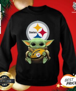 Top Baby Yoda Star Wars Steelers Sweatshirt- Design by T-shirtBear.com