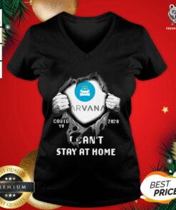 Top Blood Inside Me Carvana Covid 19 2020 I Can't Stay At Home V-neck - Design By Teeshirtbear.com