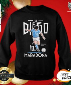 RIP Diego Maradona 10 We Why Miss Your Diego Maradona Sweatshirt - Design By Teeshirtbear.com