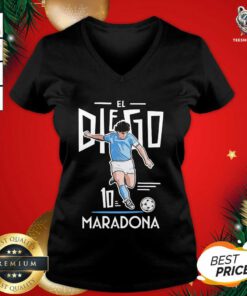 RIP Diego Maradona 10 We Why Miss Your Diego Maradona V-neck - Design By Teeshirtbear.com
