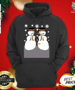Top Snowman Nose Thief Ugly Christmas Hoodie - Design By Teeshirtbear.com