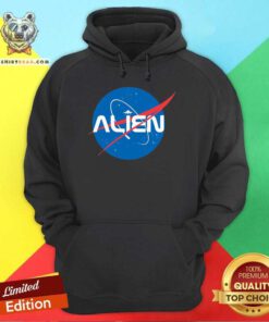 Alien NASA Explorer Hoodie - Design By Teeshirtbear.com