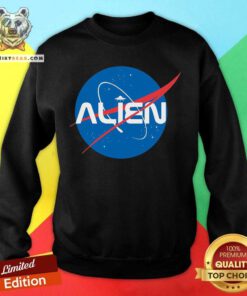 Alien NASA Explorer Sweatshirt - Design By Teeshirtbear.com