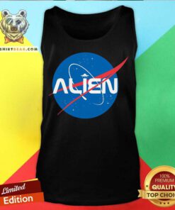 Alien NASA Explorer Tank Top - Design By Teeshirtbear.com