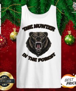 Bear The Hunter In The Forest Tank Top - Design By Teeshirtbear.com