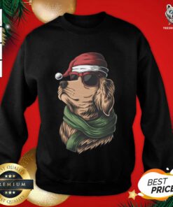 Christmas Golden Retriever Sweatshirt - Design By Teeshirtbear.com