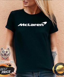 Mclaren Logo V-neck - Design By Teeshirtbear.com