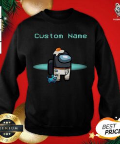 Among Us Custom Name Sweatshirt - Design By Teeshirtbear.com