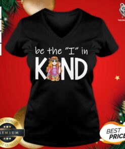 Be The I In Kind The Girl V-neck - Design By Teeshirtbear.com