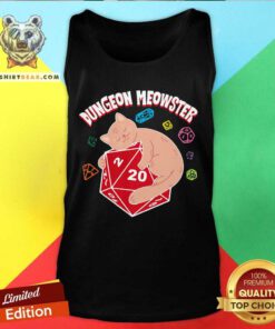 Dungeon Meowster Tank Top - Design By Teeshirtbear.com