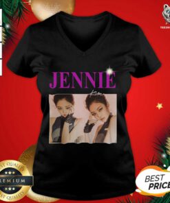 Jennie Kim V-neck - Design By Teeshirtbear.com