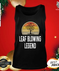 Leaf Blowing Legend Lawn Grass Hoodie Tank Top - Design By Teeshirtbear.com