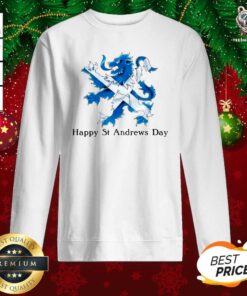 St Andrew's Day Celebration Lion Sweatshirt - Design By Teeshirtbear.com