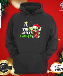 Baby Yoda Hat Santa Is This Jolly Enough Merry Christmas 2020 Hoodie - Design By Teeshirtbear.com