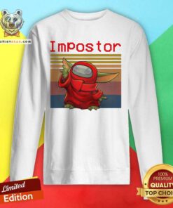 Baby Yoda Impostor Among Us Vintage Sweatshirt - Design By Teeshirtbear.com